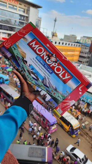 Monopoly Global Village Board Game Red