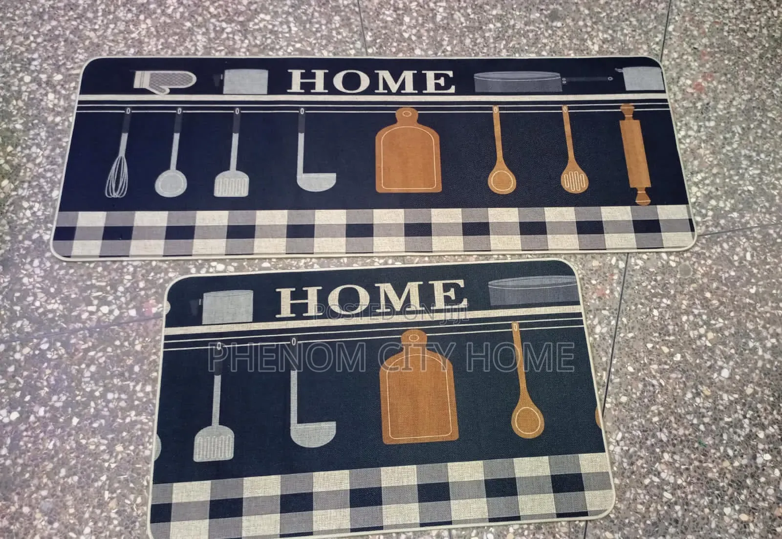 Quality Binded Rubber Bottom Kitchen Mats