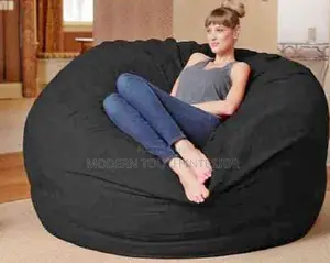 Black Cosy Large Bean Bag