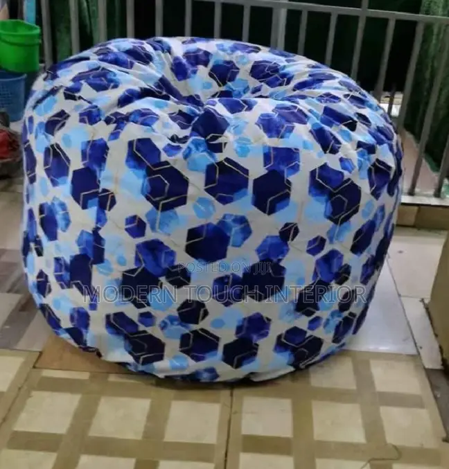 Comfortable Printed Bean Bags