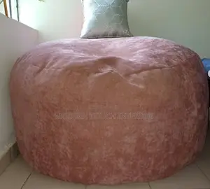 Cozy Plush Brown Velvet Bean Bag