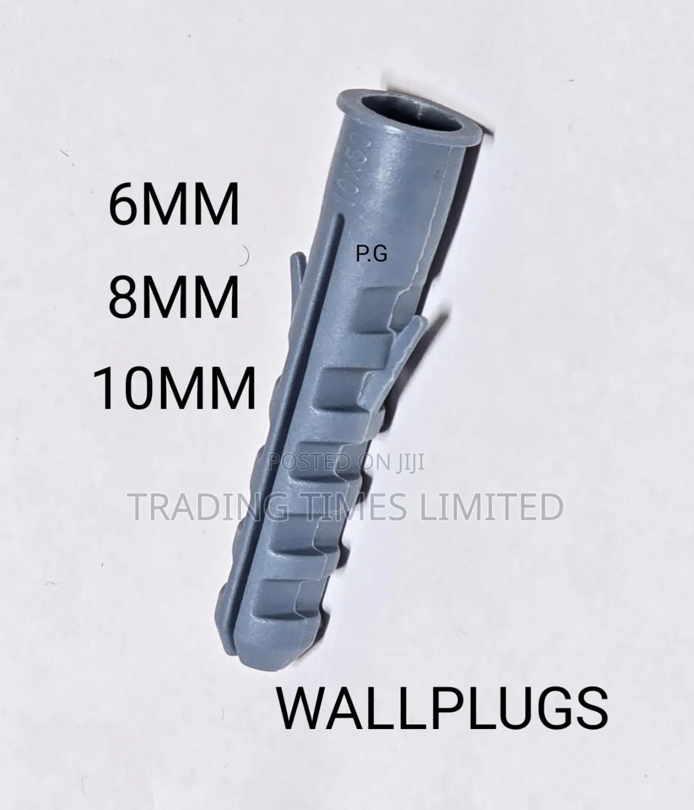 Wall Plugs 6mm,8mm,10mm