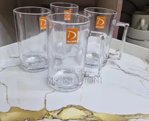Deli Glass Mug With Handle (Beer /Dawa )