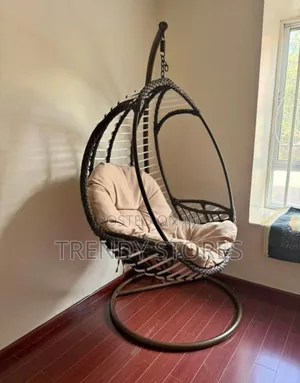 Egg Shaped Rattan Swing Chair