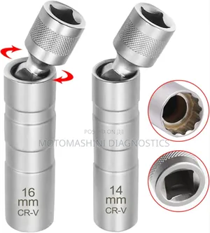Vehicle Spark Plug Magnetic Socket Sleeve 14mm and 16mm