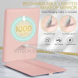 Rechargeable Led Travel Tablet Mirror