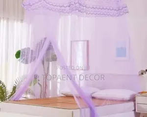 3 by 6 Purple Top Square Mosquito Net