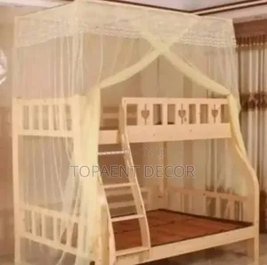 Cream Top Square Double Decker Mosquito Net