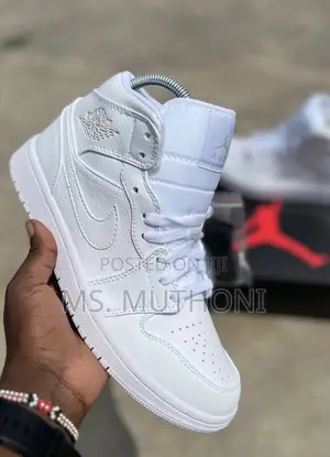 White *Jordan-1 Highcut*  _39 40 41 42 43 44 45