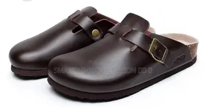Outland White/Brown Clogs