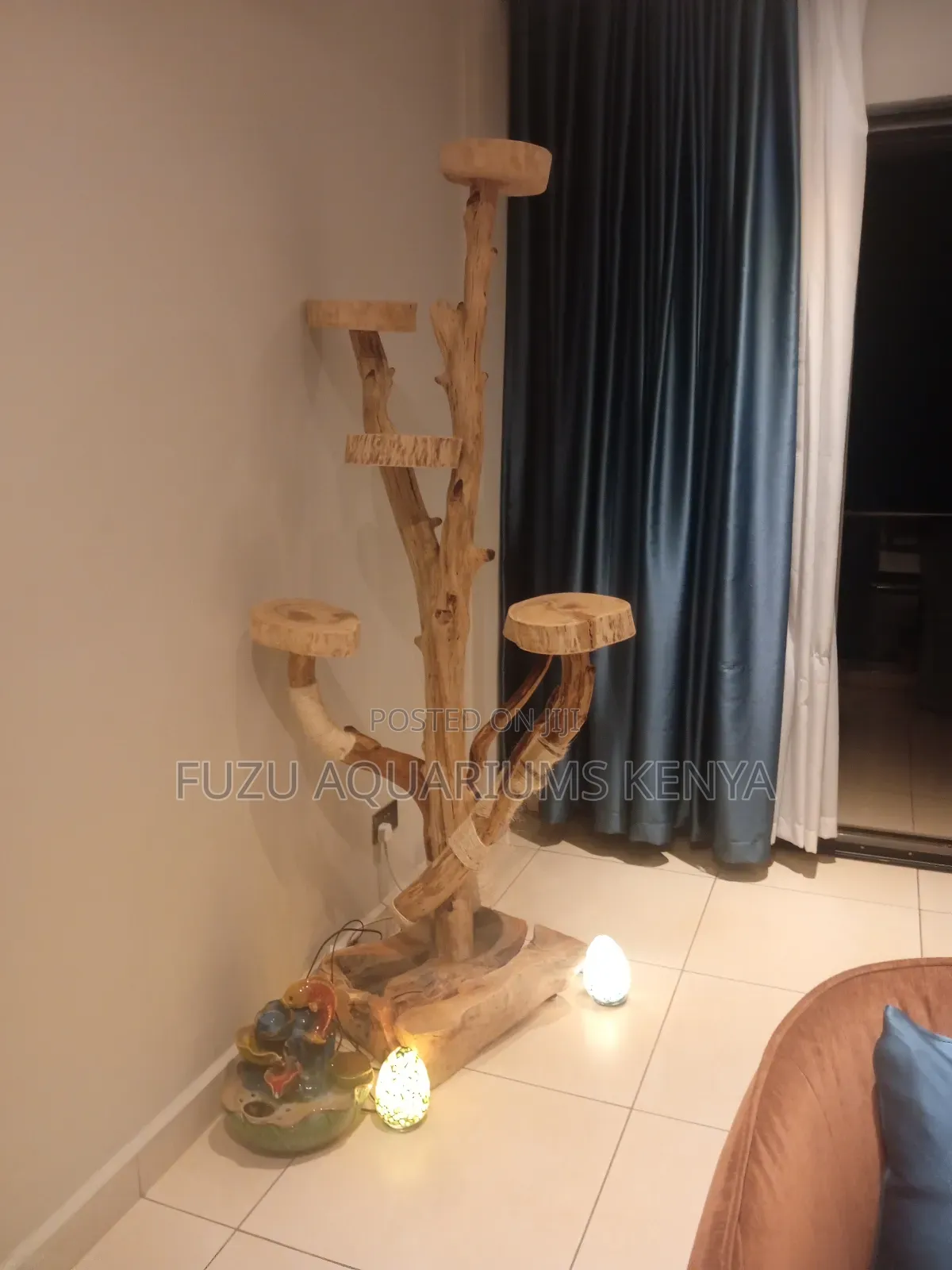 Natural Cat Tree for Playing