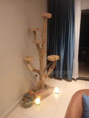 Natural Cat Tree for Playing