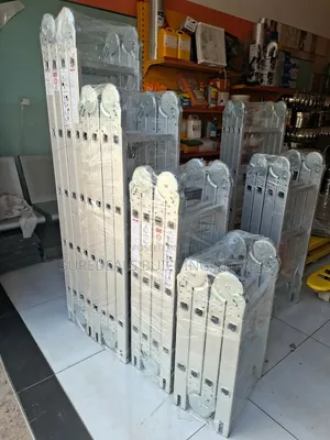 8 FT Aluminium Multi-Folding Ladder-4 X 2steps