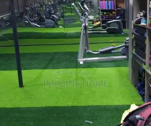 Artificial Green Grass Carpet Gym Space Elegant and Unique