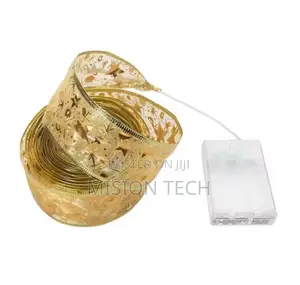*Xmas Multicolored Battery Powered Ribbon 