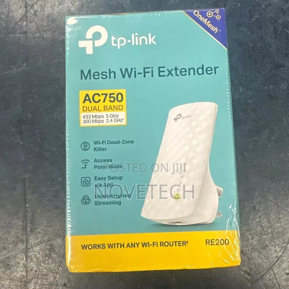 Tp-Link RE200 AC750 Wifi Range Extender, Repeater, Booster