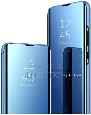 Oppo A54 5G Clear View Case Without Sensor-Blue