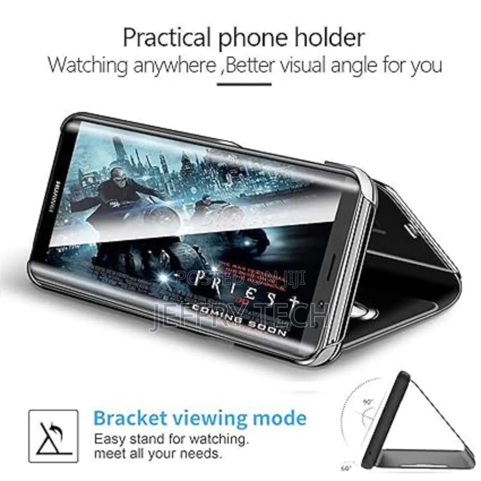 Samsung Galaxy M40 Mirror Clear View Case Without Sensor