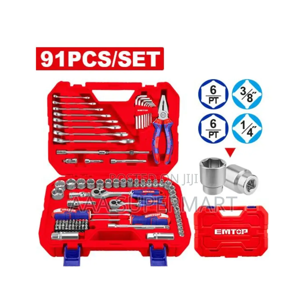 Emtop 91 PCS Tools Set