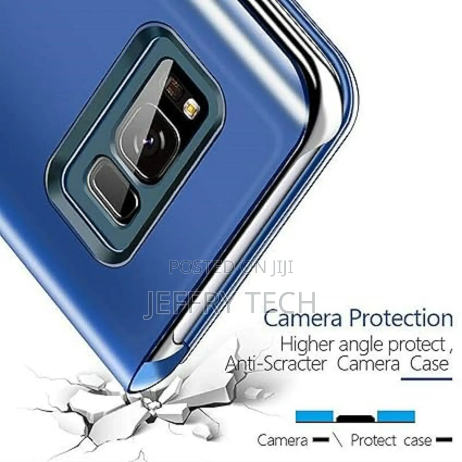 Samsung Galaxy M40 Mirror Clear View Case Without Sensor