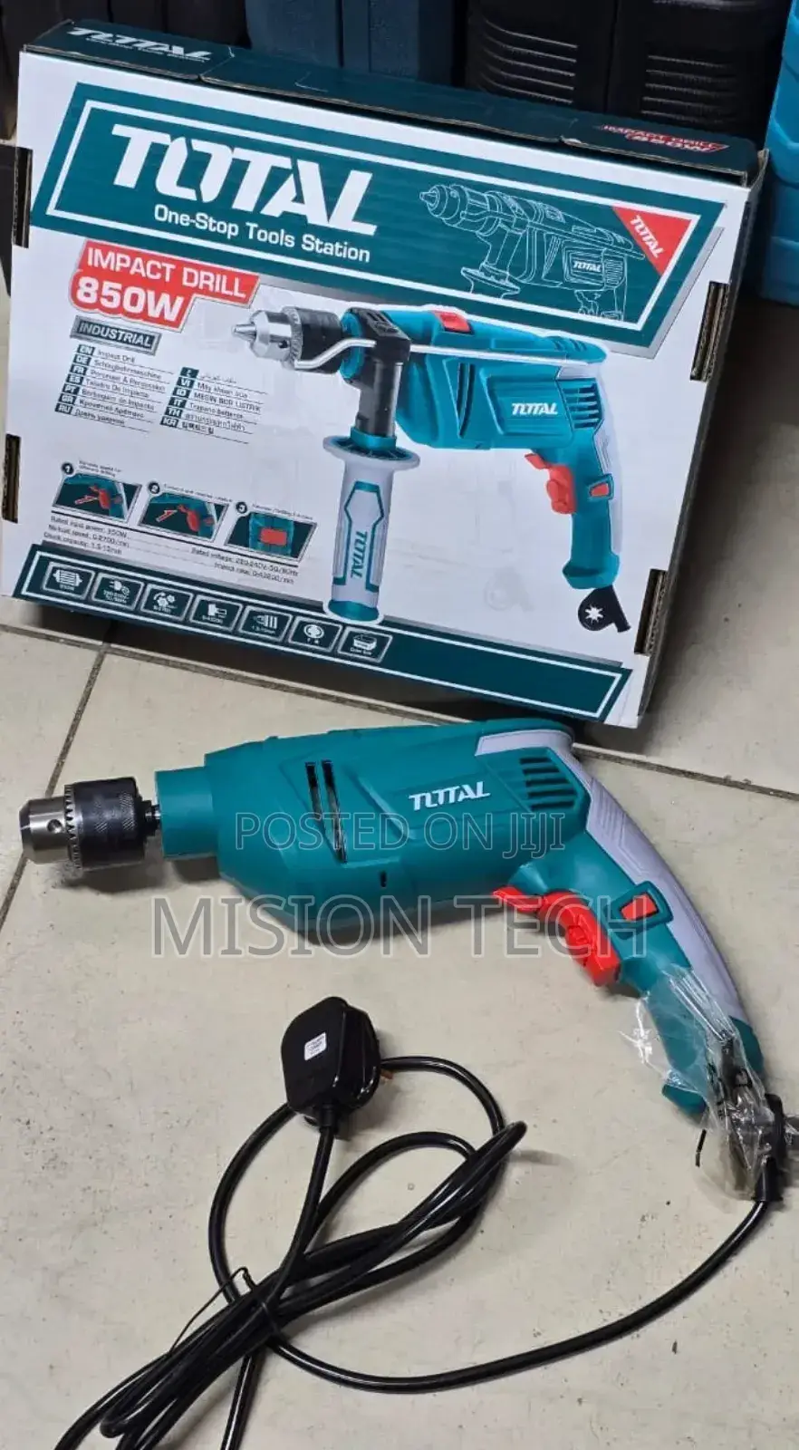 TOTAL Impact Drill, 850w 