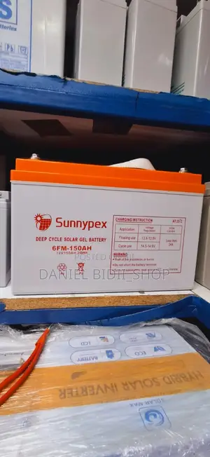 Sunnypex 12v 150ah Deep Cycle Solar Gel Battery
