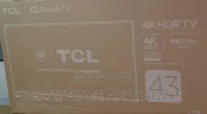 Original. 43"Smart Android TCL Tv Brand New