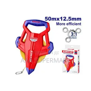 Emtop Fibreglass Measuring Tape 50m