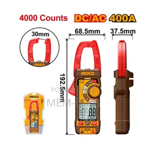 Ingco DCM62002 DC/AC Clamp Meter Counts