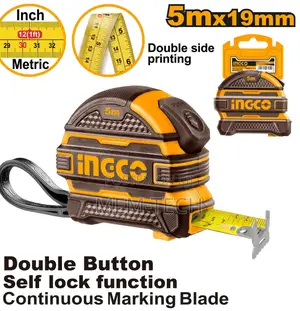 INGCO HSMT08519 Steel Measuring Tape 5mx19mm