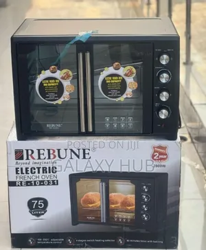 75 Litres Rebune Re-10-031 Commercial Double Door Oven