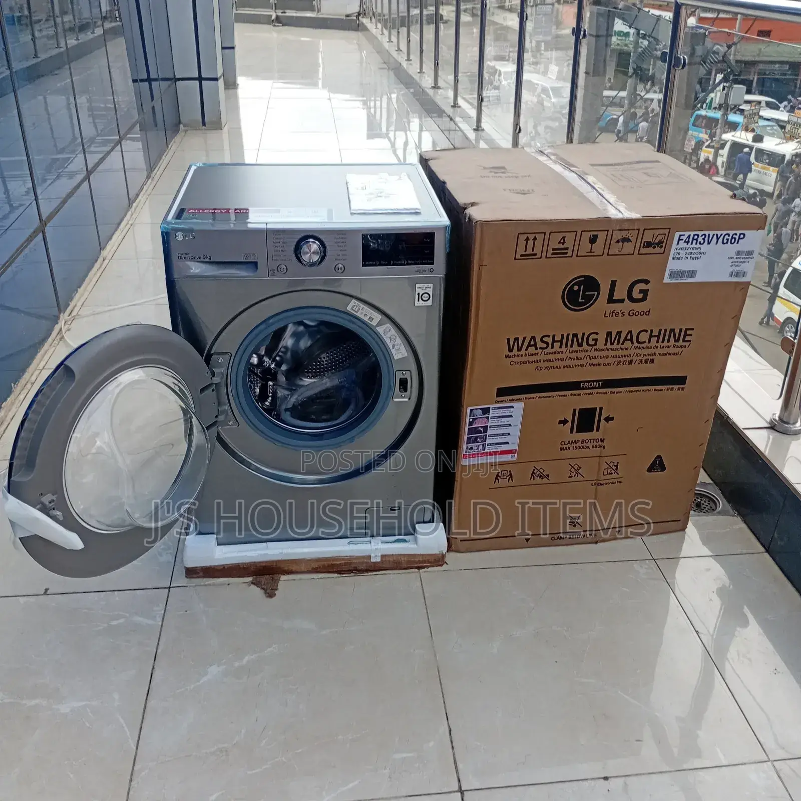 LG 9kg Front Load Wash and Spin Washing Machine