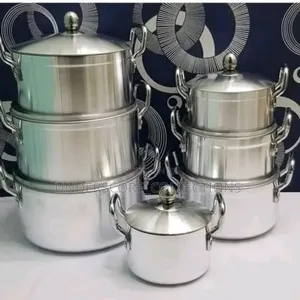Aluminium Cooking Pots 7-Pc SET
Our 7pc Aluminum Pot Set.
