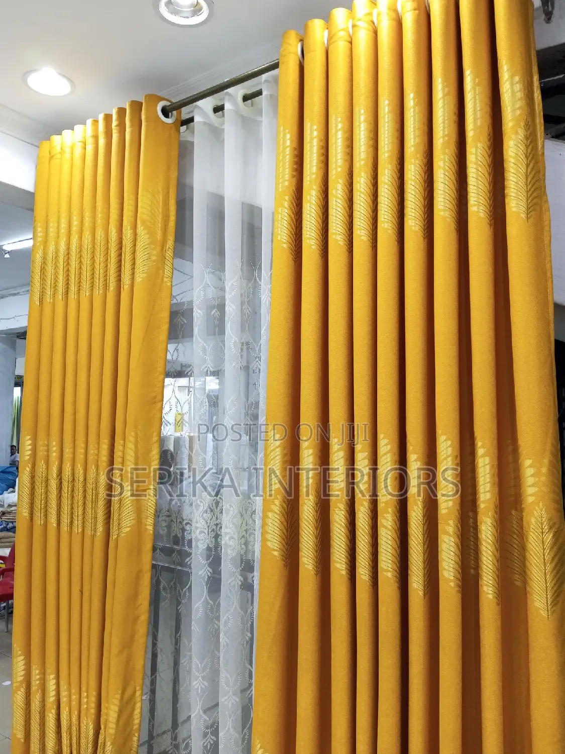 Mastered Yellow Curtains Curtains