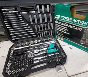 Power Action Socket Wrench 216pcs Toolbox Set