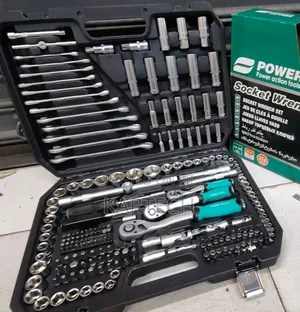 Power Action Wrench Tool Set 216 Pieces.