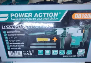 Power Action Demolition Breaker 1200 Watts 2900 RPM