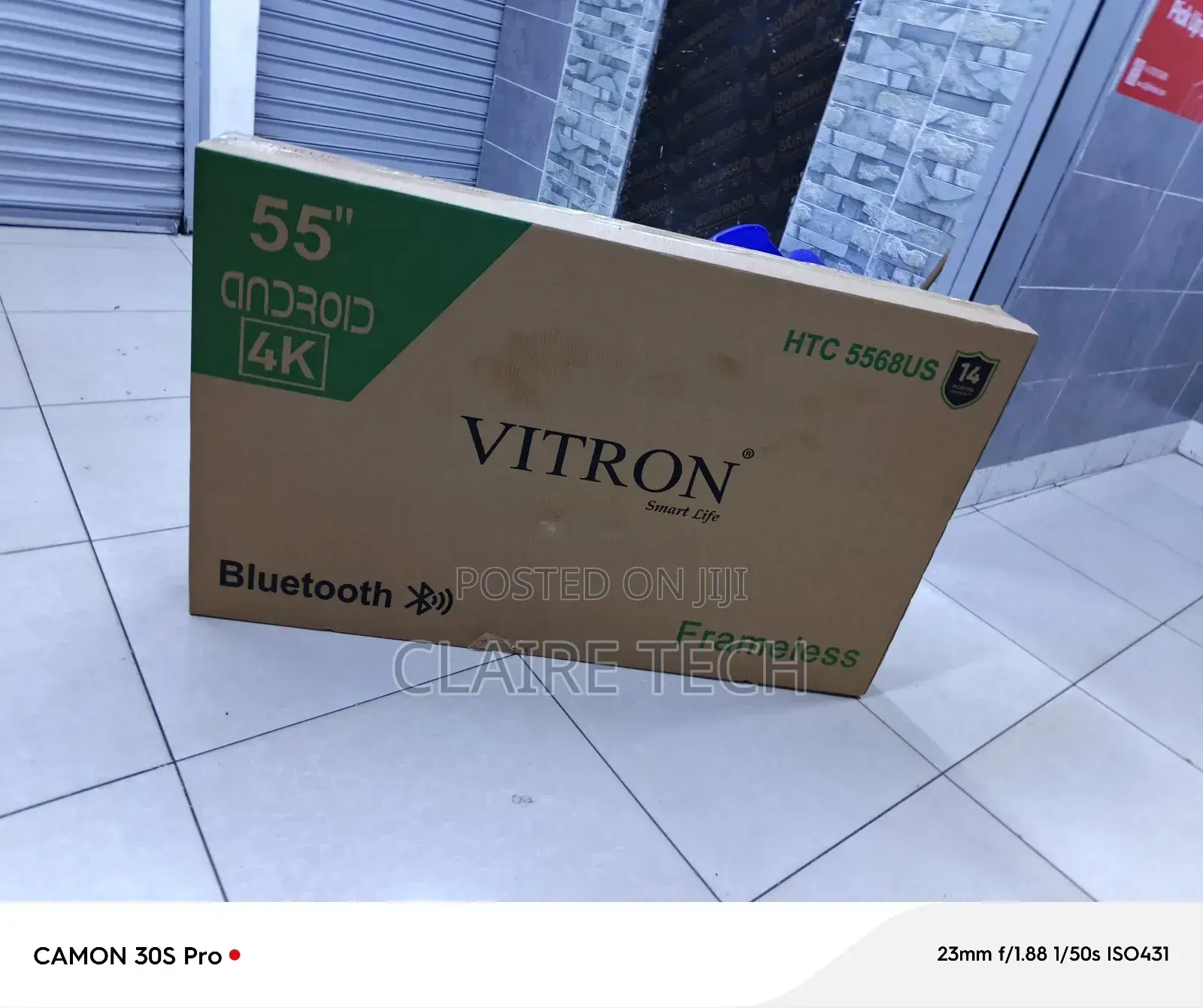 55 Inch Smart Android Tv Uhd Frameless With Inbuilt Decorder