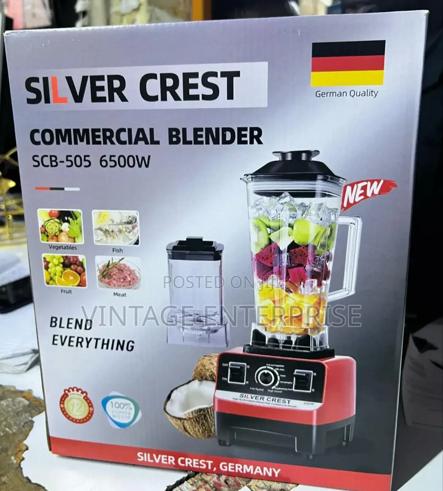2 in 1 Commercial Blender