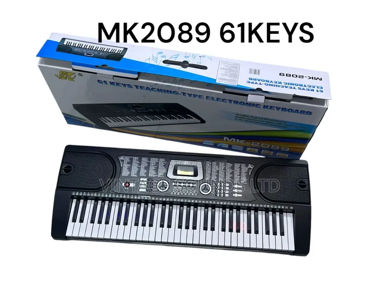 61keys Mk2089 Learners Professional Keyboard ( GRAY )
