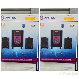 2.1 Amtec Home Theater System With Remote Control Woofer