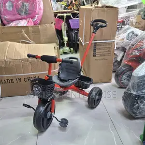 Kids Tricycle With Push Handle
