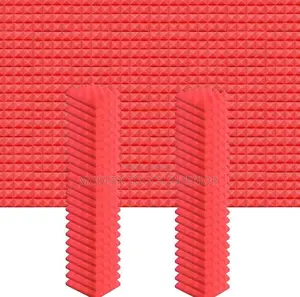 Soundproof Red Panels