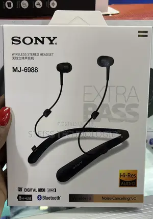 Sony Wireless Mj6988 Neckband.