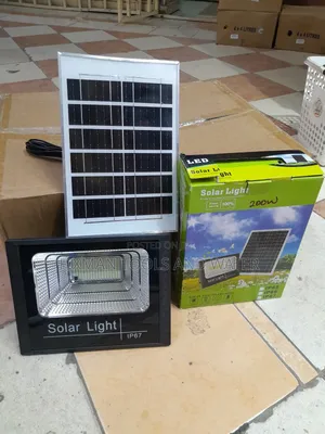 Solar Street Lights LED 200 WATTS + REMOTE