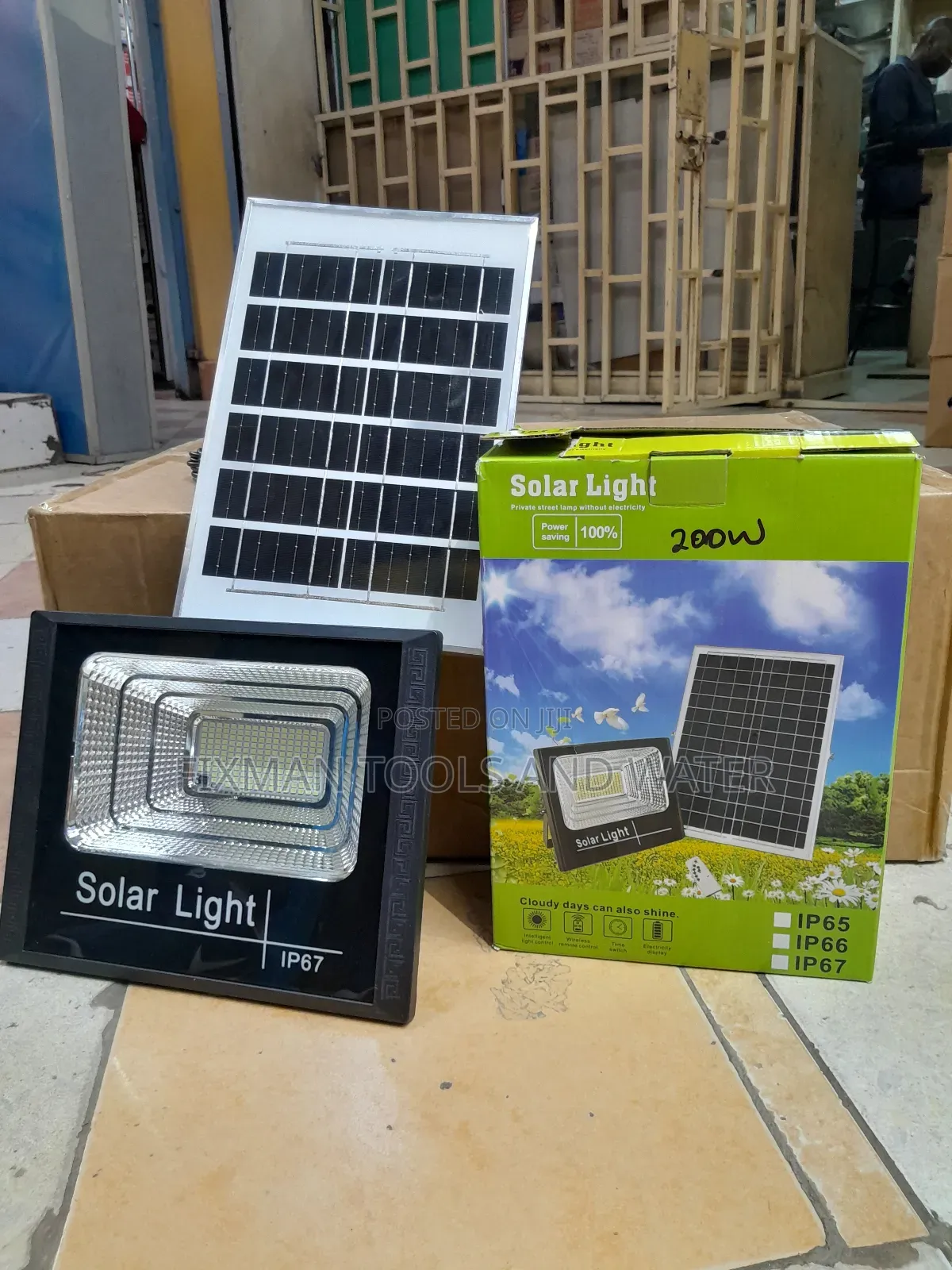 Security Solar Light LED 200 Watts Brighter