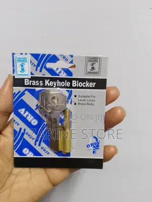 Oriv Brass Keyhole Blocker Suitable for Locks