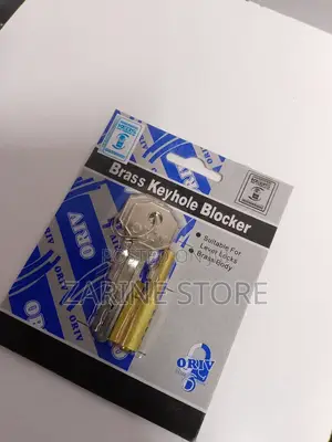 Keyhole Blocker Brass Body
