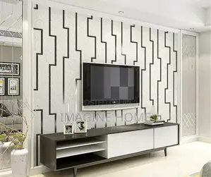 White 3D Wallpaper Wall Decoration