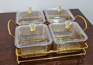 Golden Sugar Dish